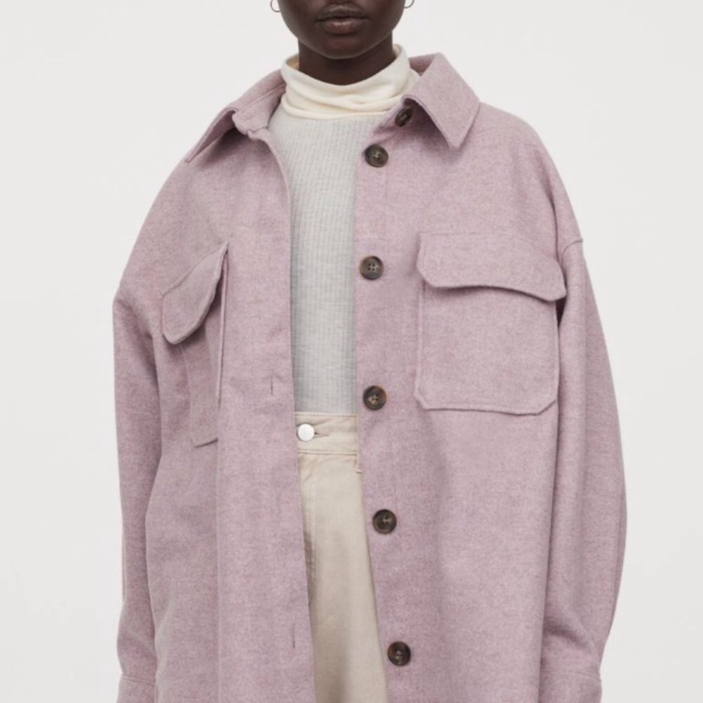 H&M Purple Shacket